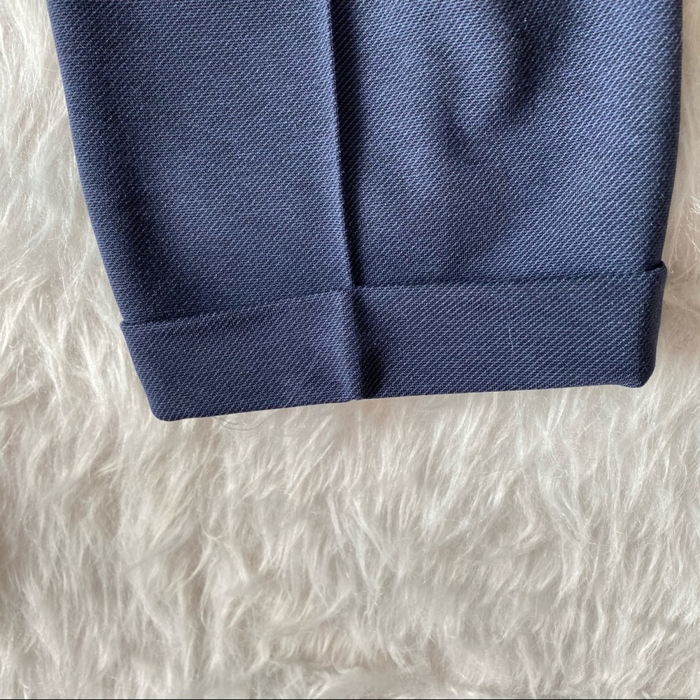 Zara NWT blue slim leg trouser cuffs 32 - Picture 11 of 16